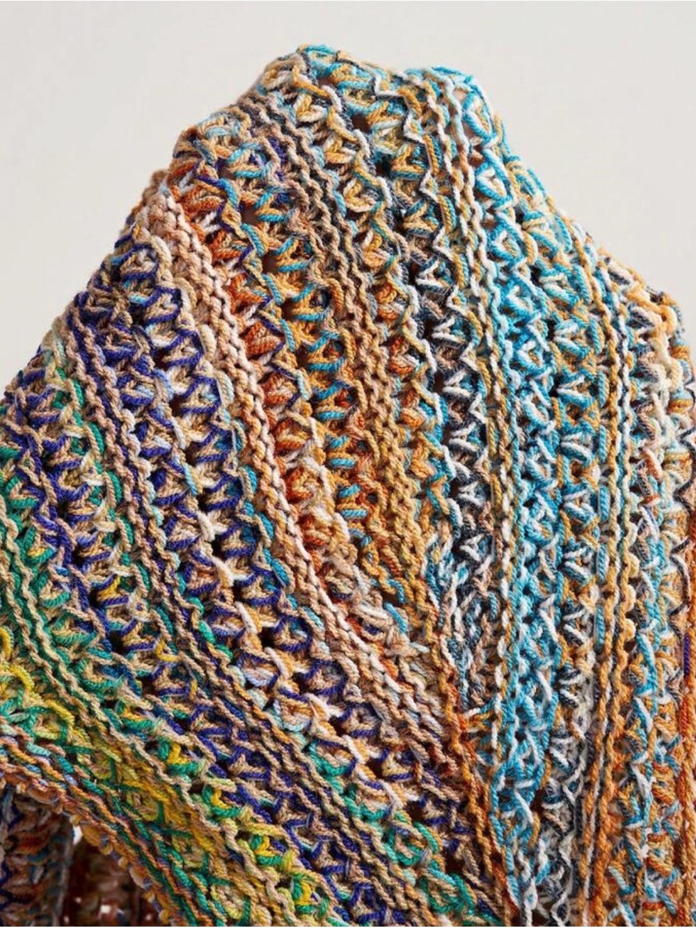 NEW Multicolor Crochet Halter Tank Top - Boho Summer Knit - Picture 5 of 6